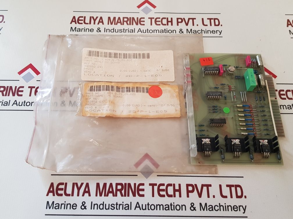 KMW 582852 PC BOARD 634.0.75.05.020