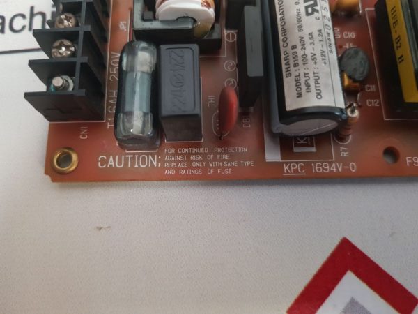 SHARP KPC F9558PA 4 POWER BOARD