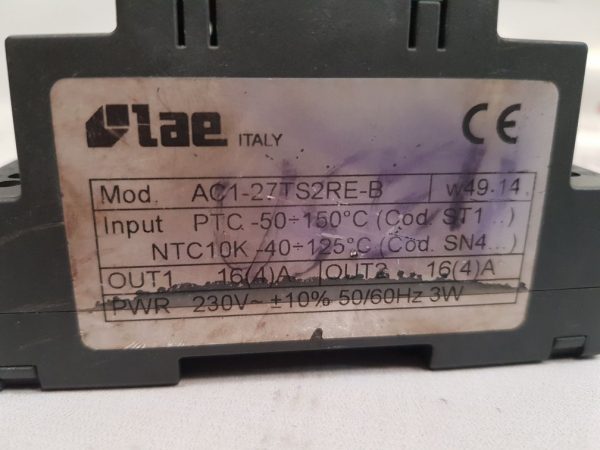 LAE AC1-27 TWO CHANNEL UNIVERSAL CONTROLLER AC1-27TS2RE-B