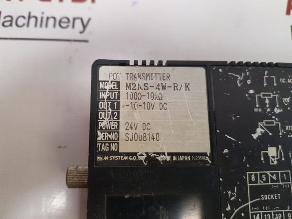 M-SYSTEM M2MS-4W-R/K POT TRANSMITTER