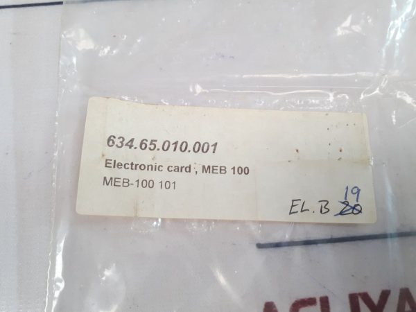 MAR-EL MEB 100 ELECTRONIC CARD