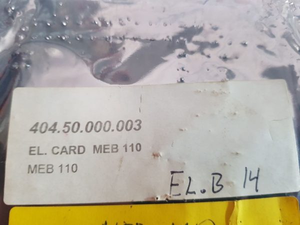 MAR-EL MEB-110 ELECTRIC CARD