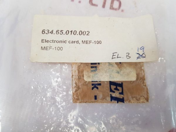 MAR-EL MEF-100 ELECTRONIC CARD 634.65.010.002