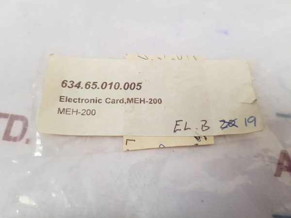 MAR-EL MEH-200 ELECTRONIC CARD