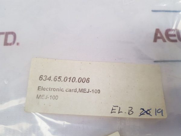 MAR-EL MEJ-100 ELECTRONIC CARD 634.65.010.006