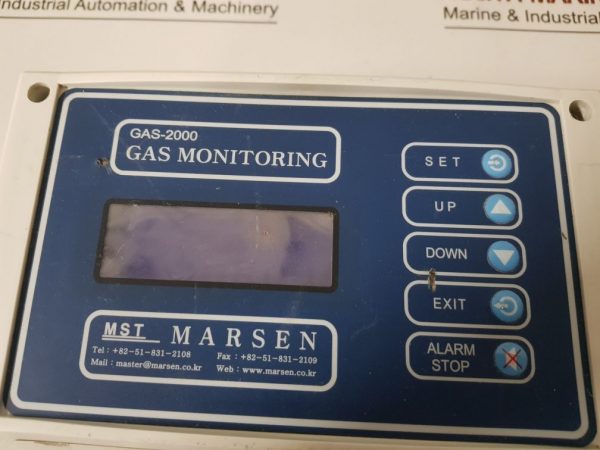 MARSEN GAS-2000 CALIBRATED MASTER SYSTEMS