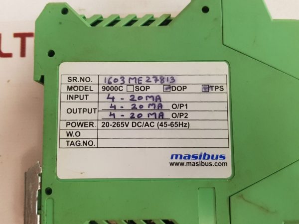 SIGNAL ISOLATOR MASIBUS 9000C