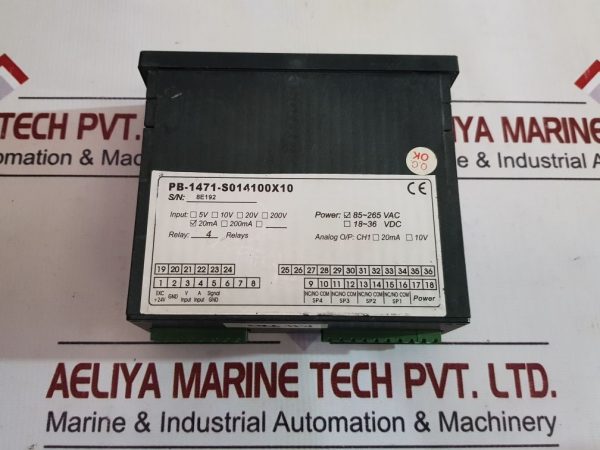 MAX SI 1800 RELAY PB-1471-S014100X10