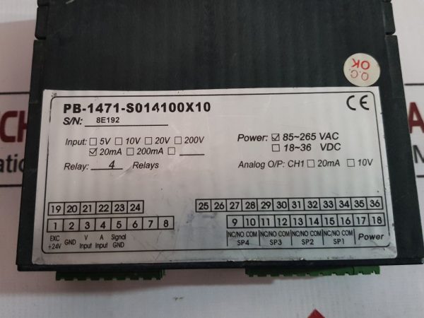 MAX SI 1800 RELAY PB-1471-S014100X10