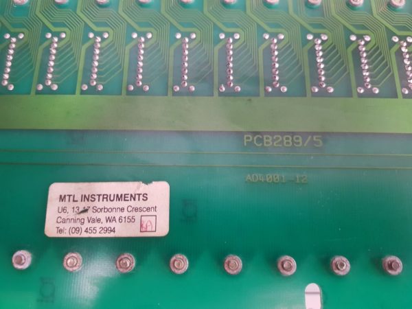 MEASUREMENT TECHNOLOGY MTL4016 SINGLE-CHANNEL SWITCH MTL4061