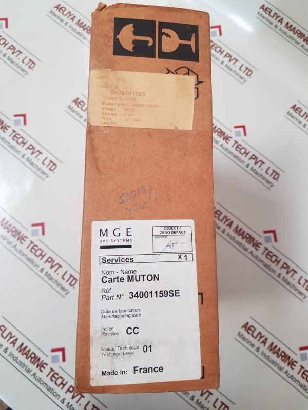 MGE UPS SYSTEMS 34001156XD CARD MUTON