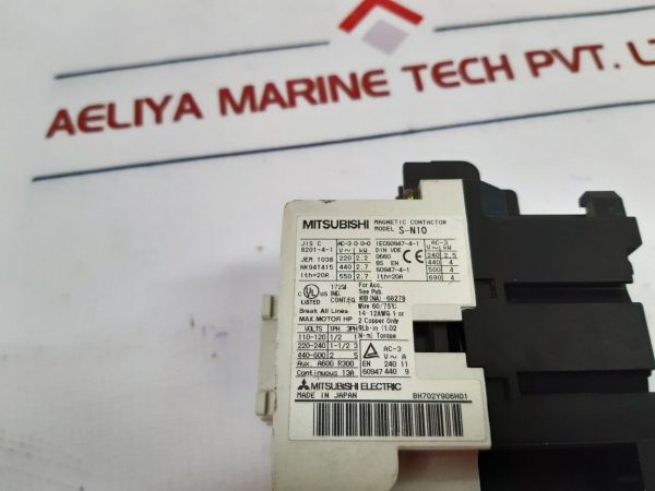 MITSUBISHI ELECTRIC S-N10 MAGNETIC CONTACTOR BH702Y906H01