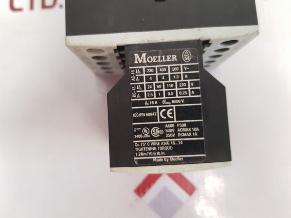 MOELLER DIL A-XHI22 AUXILIARY CONTACT BLOCK