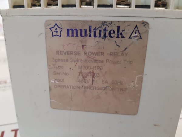 MULTITEK M200-RP3 REVERSE POWER RELAY RPRY-4