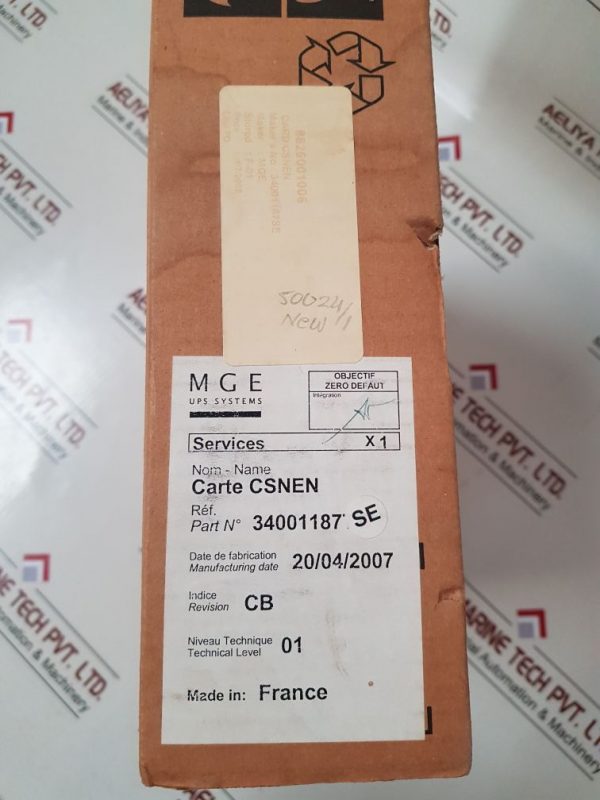 MGE CSNEN 34001186XD-1CA PCB CARD