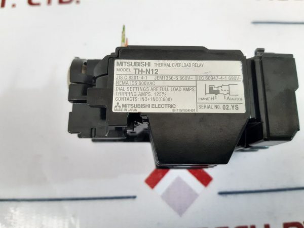 MITSUBISHI TH-N12 THERMAL OVERLOAD RELAY BH715Y904H01