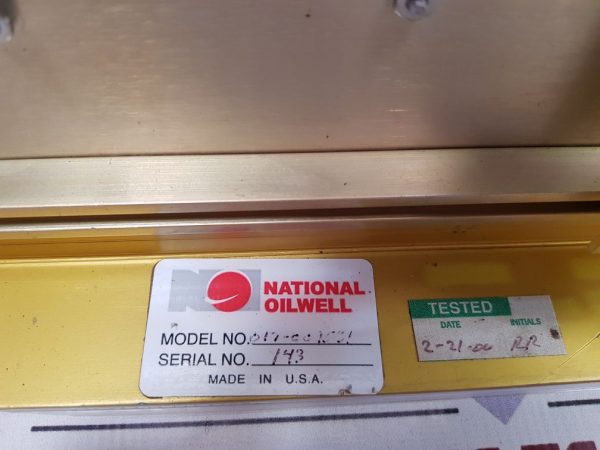 NATIONAL OILWELL 017-007631 HED MODULE MX2A3