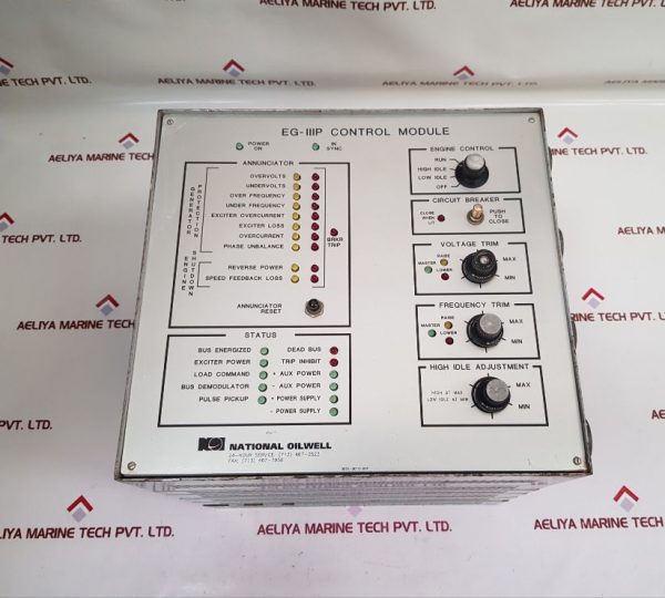 NATIONAL OILWELL EG-IIIP CONTROL MODULE 6415-9084-00