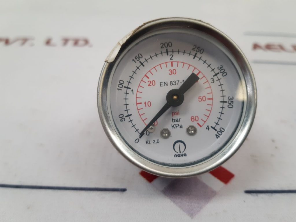 PRESSURE GAUGE EN 8371 04 BAR Aeliya Marine