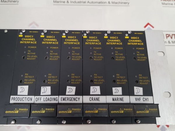 OMNITRONICS 900 SERIES MULTIRADIO I/FACE BACKPLANE 950SR/950A5