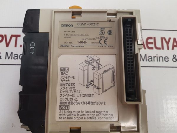 OMRON OD212 CH OUTPUT UNIT CQM1-OD212