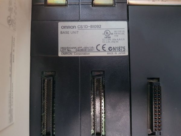 OMRON CS1D-BI092 BASE UNIT DA08C