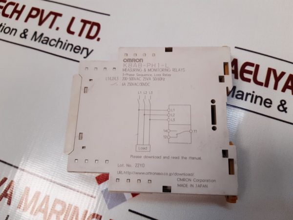 OMRON K8AB-PH1-L MEASURING & MONITORING RELAYS