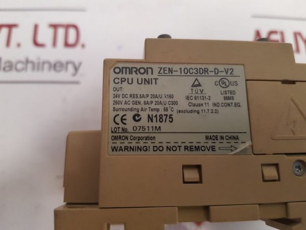 OMRON ZEN-10C3DR-D-V2 CPU UNIT