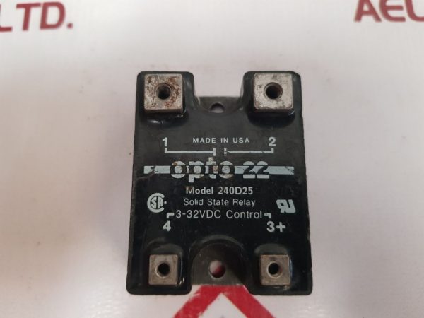 OPTO 22 240D25 SOLID STATE RELAY