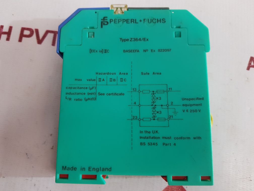PEPPERL + FUCHS Z364/EX BARRIER DEVICE