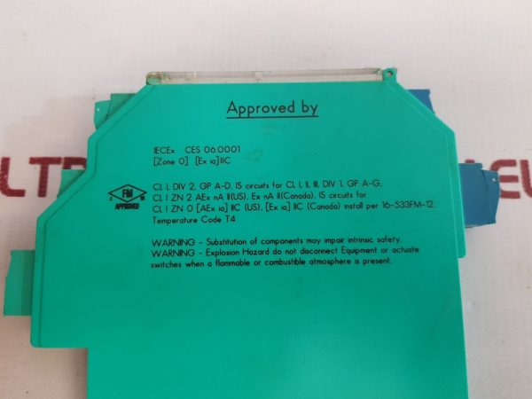 PEPPERL+FUCHS K-SYSTEM KCD2-STC-EX1 SMART TRANSMITTER POWER SUPPLY