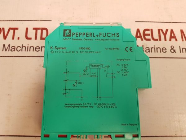 PEPPERL+FUCHS K-SYSTEM KFD2-EB2 POWER FEED MODULE