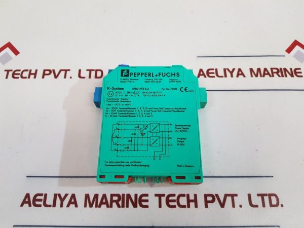 PEPPERL+FUCHS K-SYSTEM KFD2-PT2-EX1 POTENTIOMETER AMPLIFIER 72018