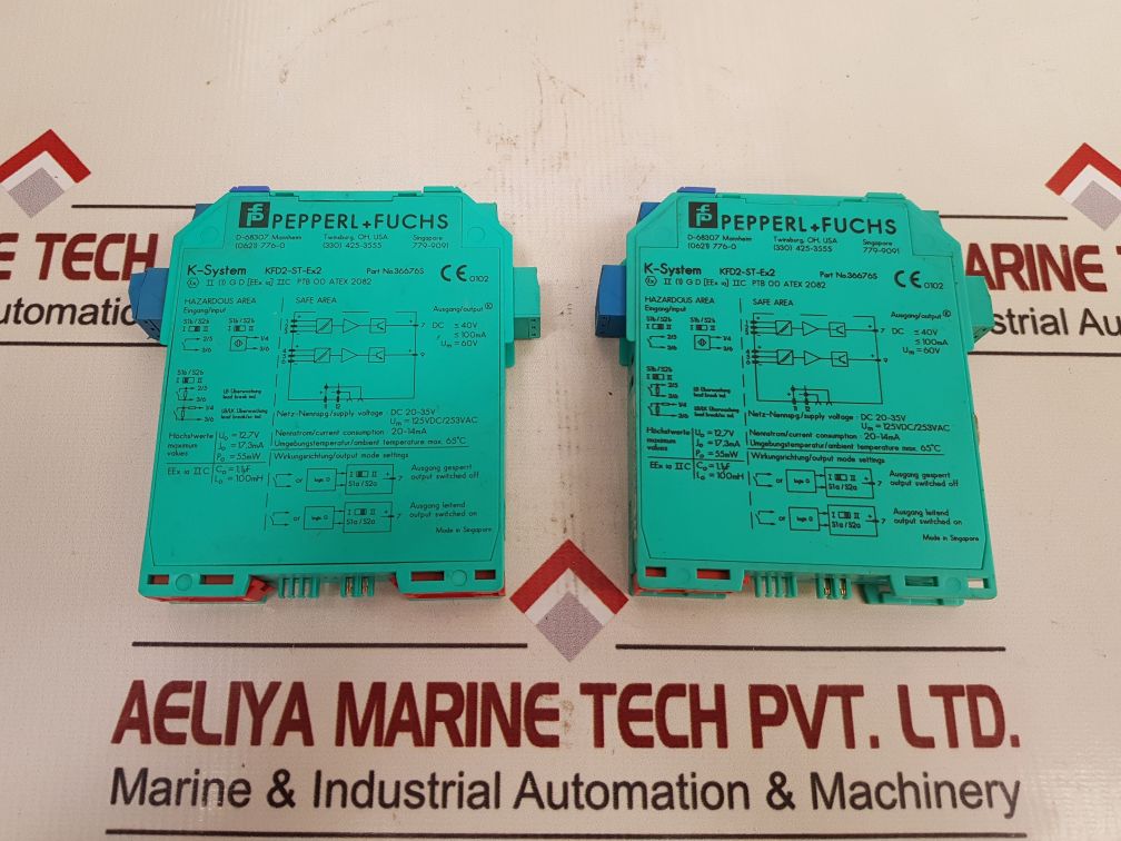 PEPPERL+FUCHS K-SYSTEM KFD2-ST-EX2 RELAY MODULE 36676S