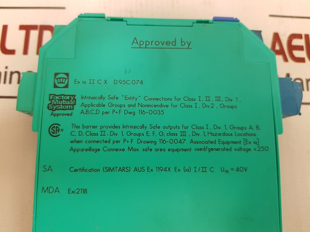 PEPPERL+FUCHS K-SYSTEM KFD2-ST-EX2 RELAY MODULE 36676S