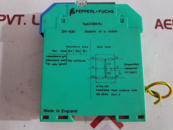 PEPPERL+FUCHS Z366/EX BARRIER