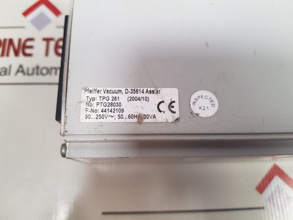 PFEIFFER VACUUM TPG 261 MEASUREMENT UNIT