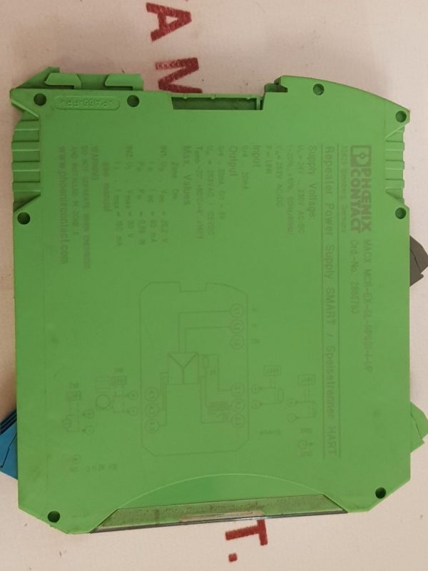 PHOENIX CONTACT MACX MCR-EX-SL-RPSSI-I-UP REPEATER POWER SUPPLY