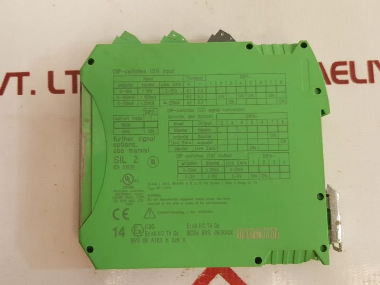 PHOENIX CONTACT MACX MCR-UI-UI-UP CONFIGURABLE 3-WAY ISOLATING ...