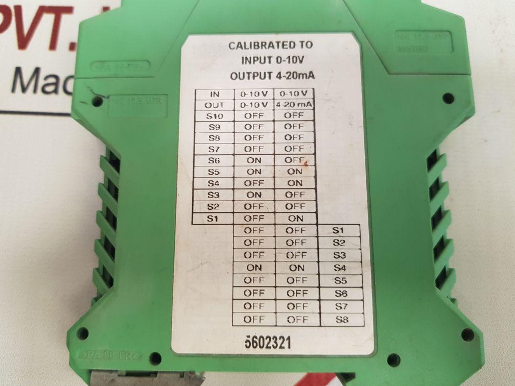 PHOENIX CONTACT MCR-C-UI-UI-DCI SIGNAL CONDITIONER 2810913