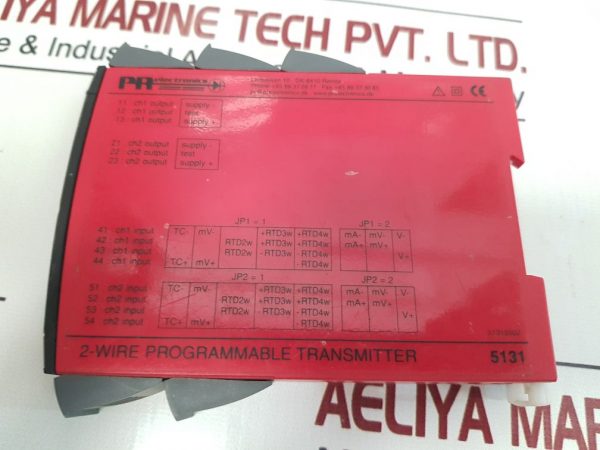 PR ELECTRONICS 5131A 2-WIRE PROGRAMMABLE TRANSMITTER 5131/5131S502/5131A_B