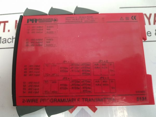 PR ELECTRONICS 5131A 2-WIRE PROGRAMMABLE TRANSMITTER 5131S502