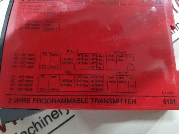 PR ELECTRONICS 5131A 2-WIRE PROGRAMMABLE TRANSMITTER 5131S502/5131A_B