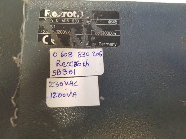 REXROTH 0608830206 RACK SINGLE CHANNEL SYSTEM BOX