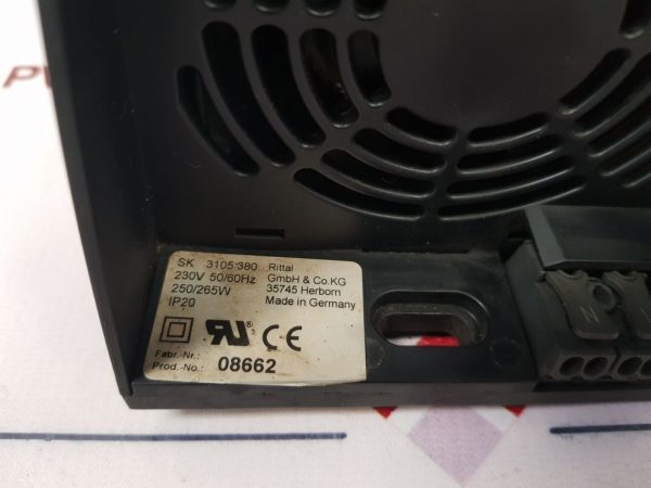 RITTAL SK 3105.380 ENCLOSURE HEATER WITH FAN