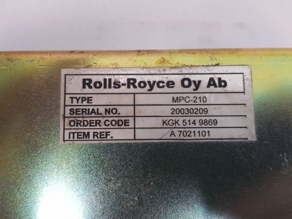 ROLLS-ROYCE/AQUAMASTER MPC-210
