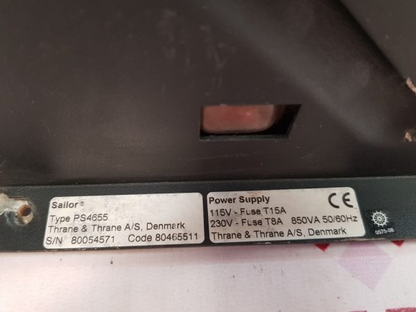 SAILOR PS4655 POWER SUPPLY