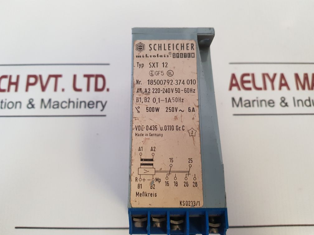 SCHLEICHER SXT 12 TIME RELAY 18500792-374 010