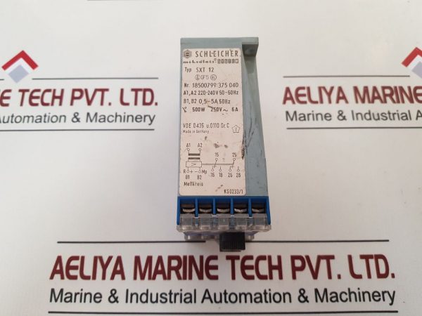 SCHLEICHER MIKROLAIS-SYSTEM SXT 12 CURRENT MEASURING RELAY 18500799-375 040