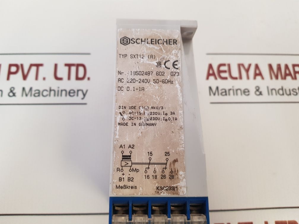 SCHLEICHER SXT12 (A) VOLTAGE/CURRENT MEASURING RELAY 18502487 602 023